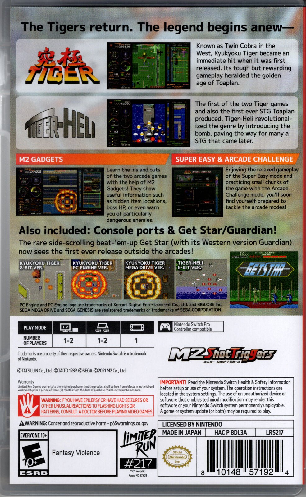 Toaplan Arcade Garage: Kyukyoku Tiger-Heli - BASCO GAMES