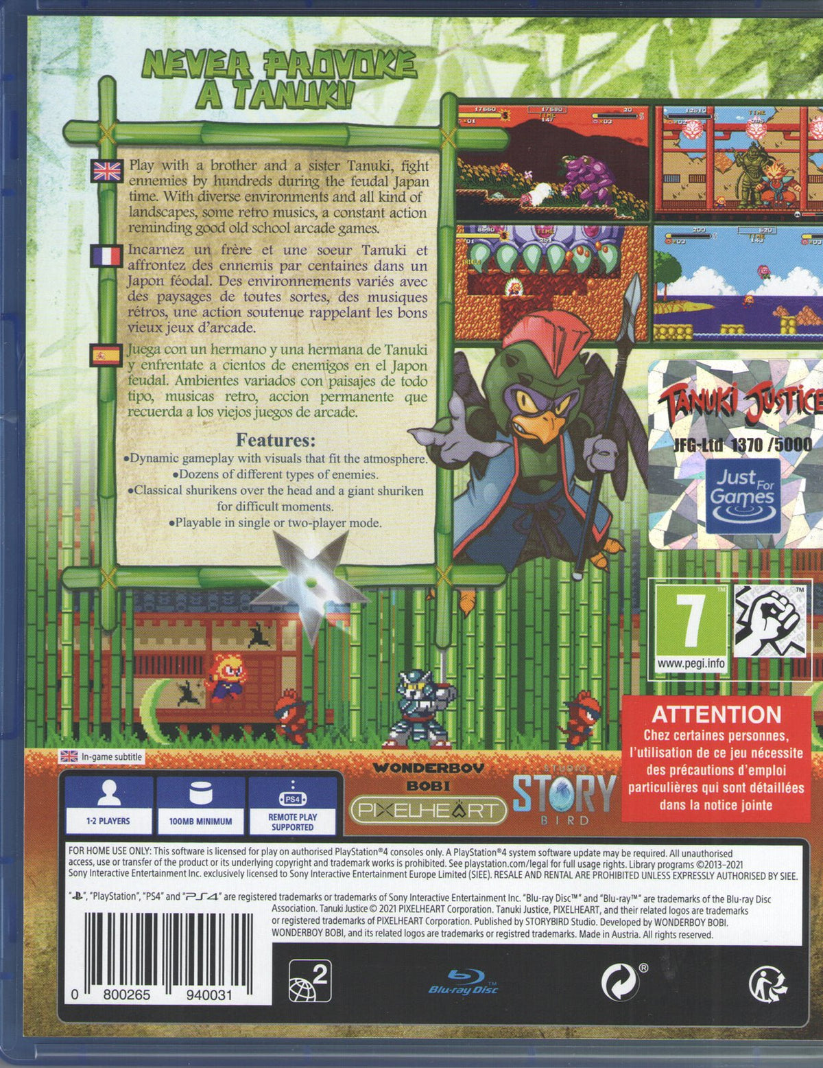 Tanuki Justice - BASCO GAMES