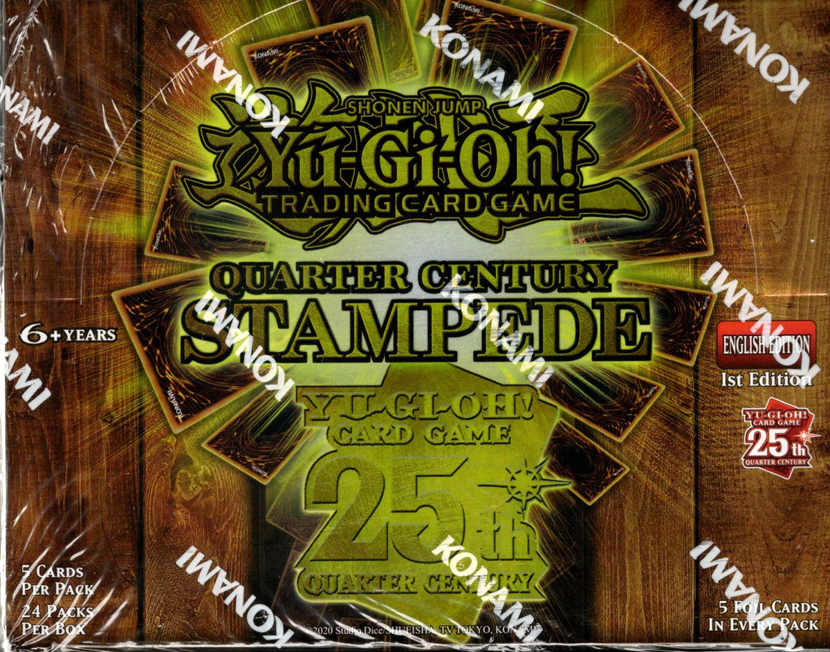 Yu-Gi-Oh! Trading Card Game: Quarter Century Stampede Booster Box - BASCO GAMES