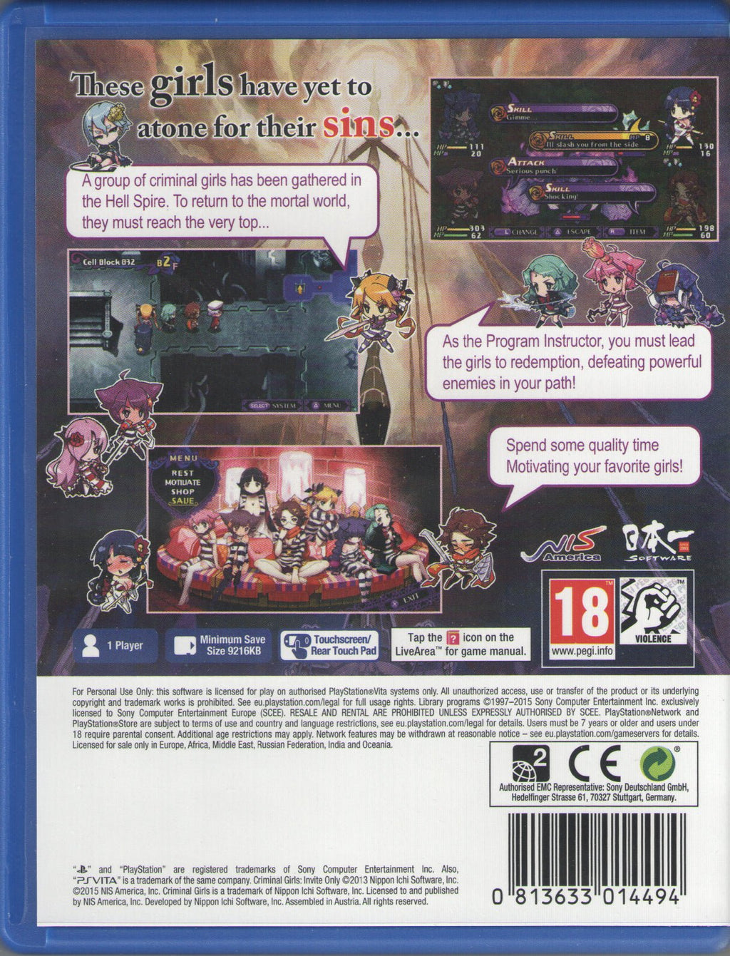 Criminal Girls: Invite Only - BASCO GAMES