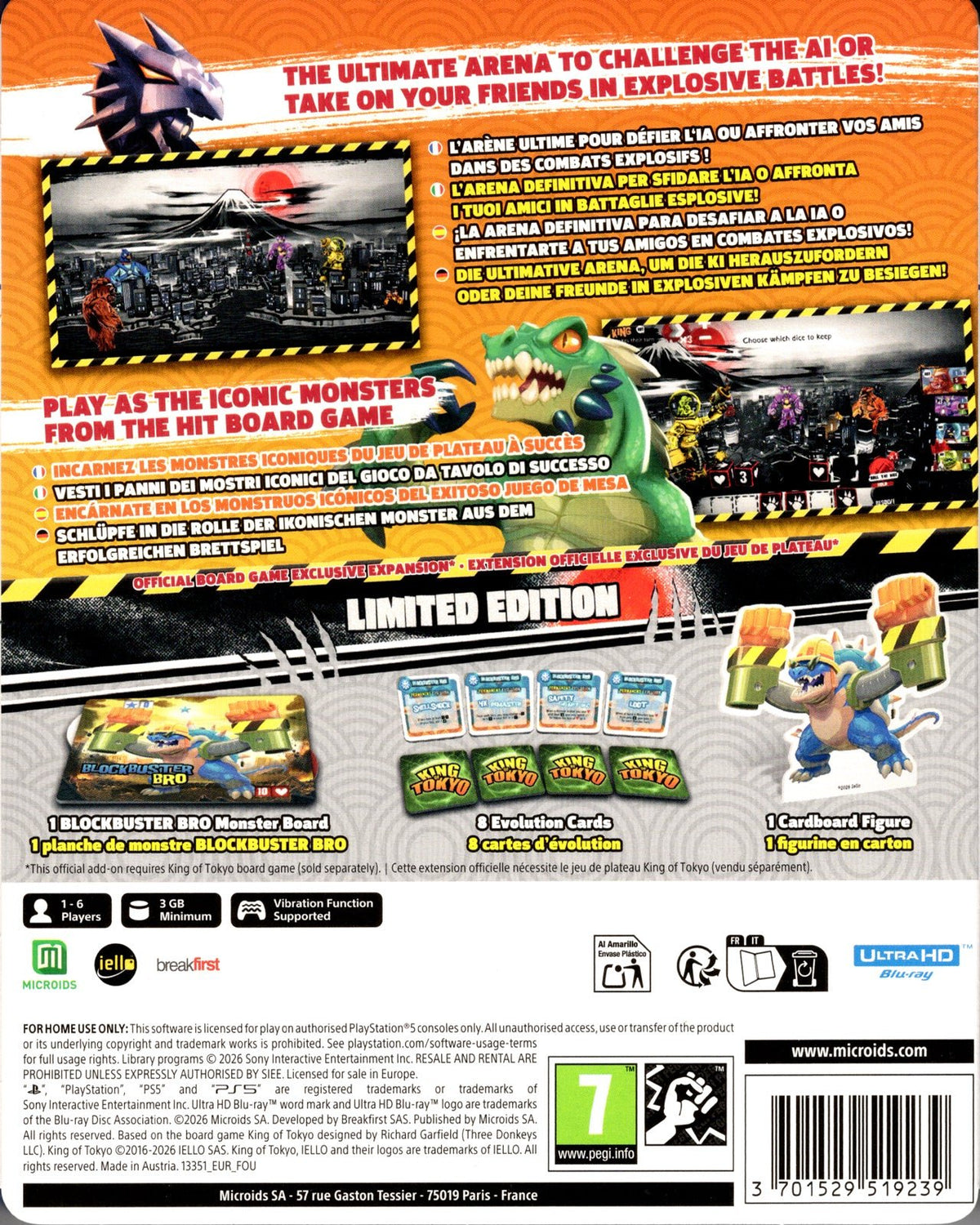 King of Tokyo Limited Edition - BASCO GAMES