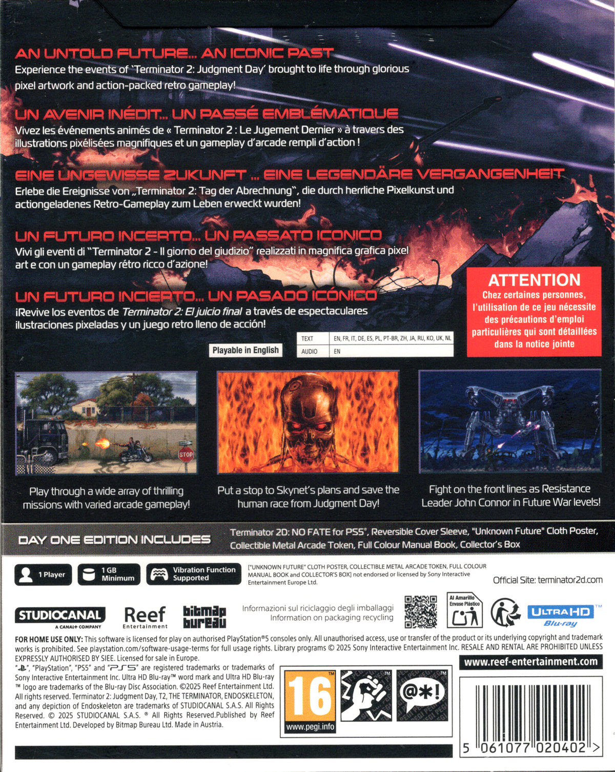 Terminator 2D: No Fate Day One Edition - BASCO GAMES