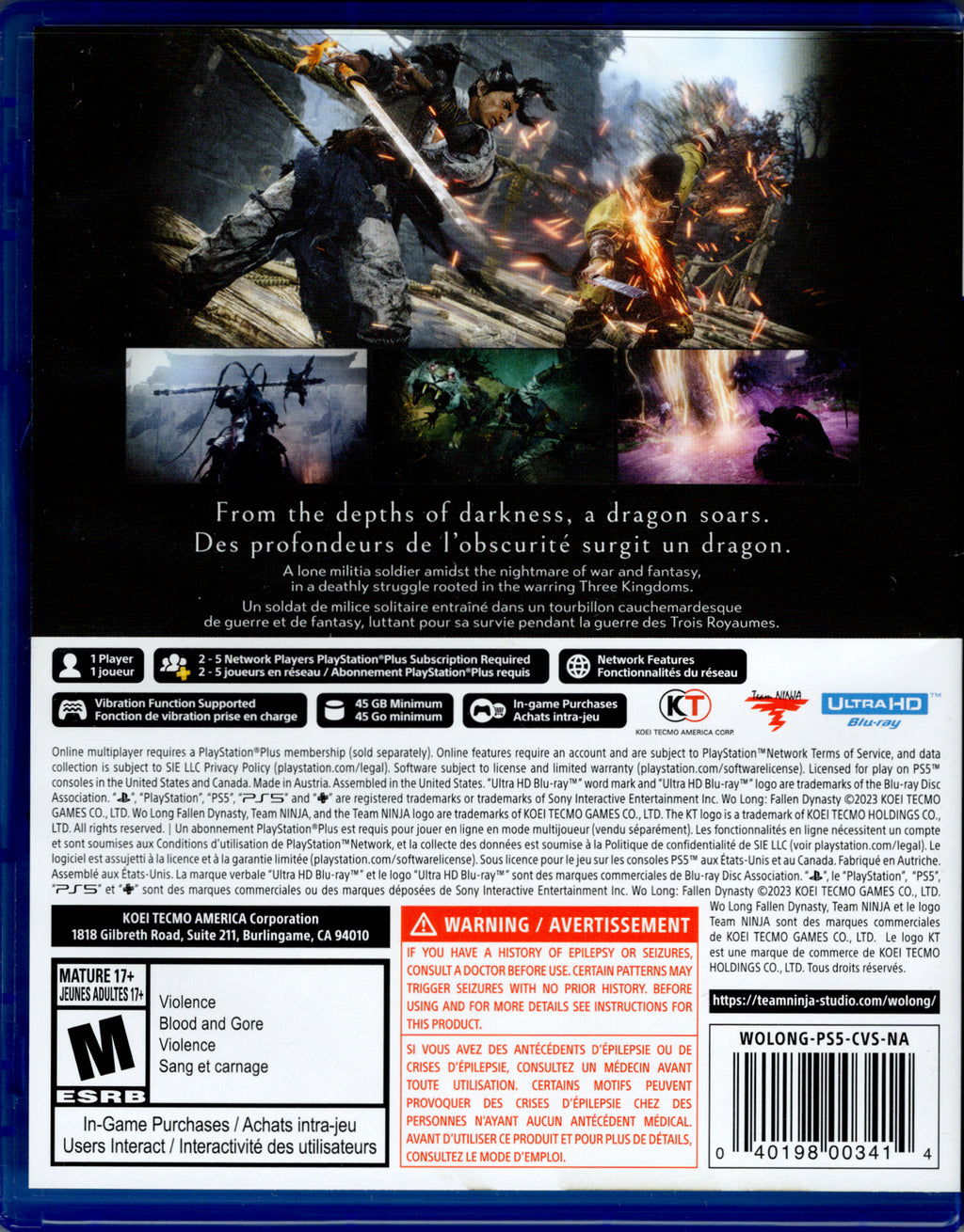 Wo Long: Fallen Dynasty - BASCO GAMES