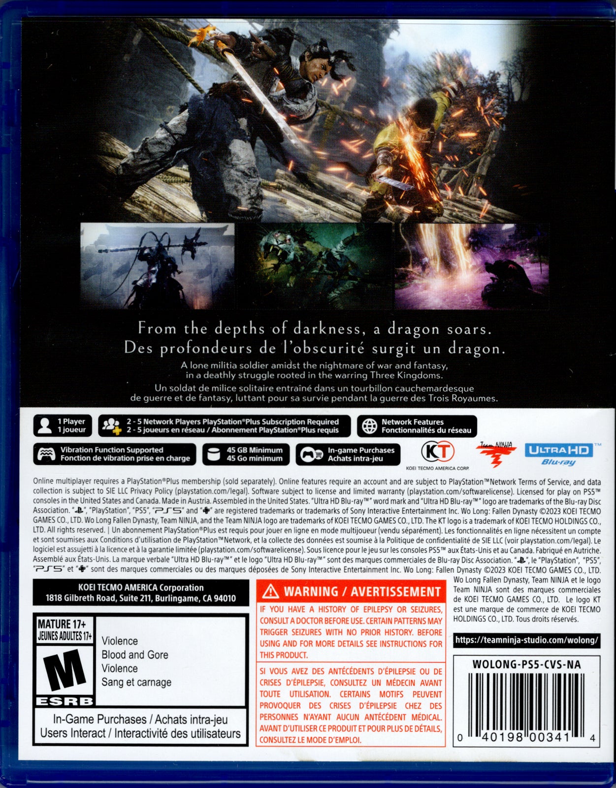Wo Long: Fallen Dynasty - BASCO GAMES