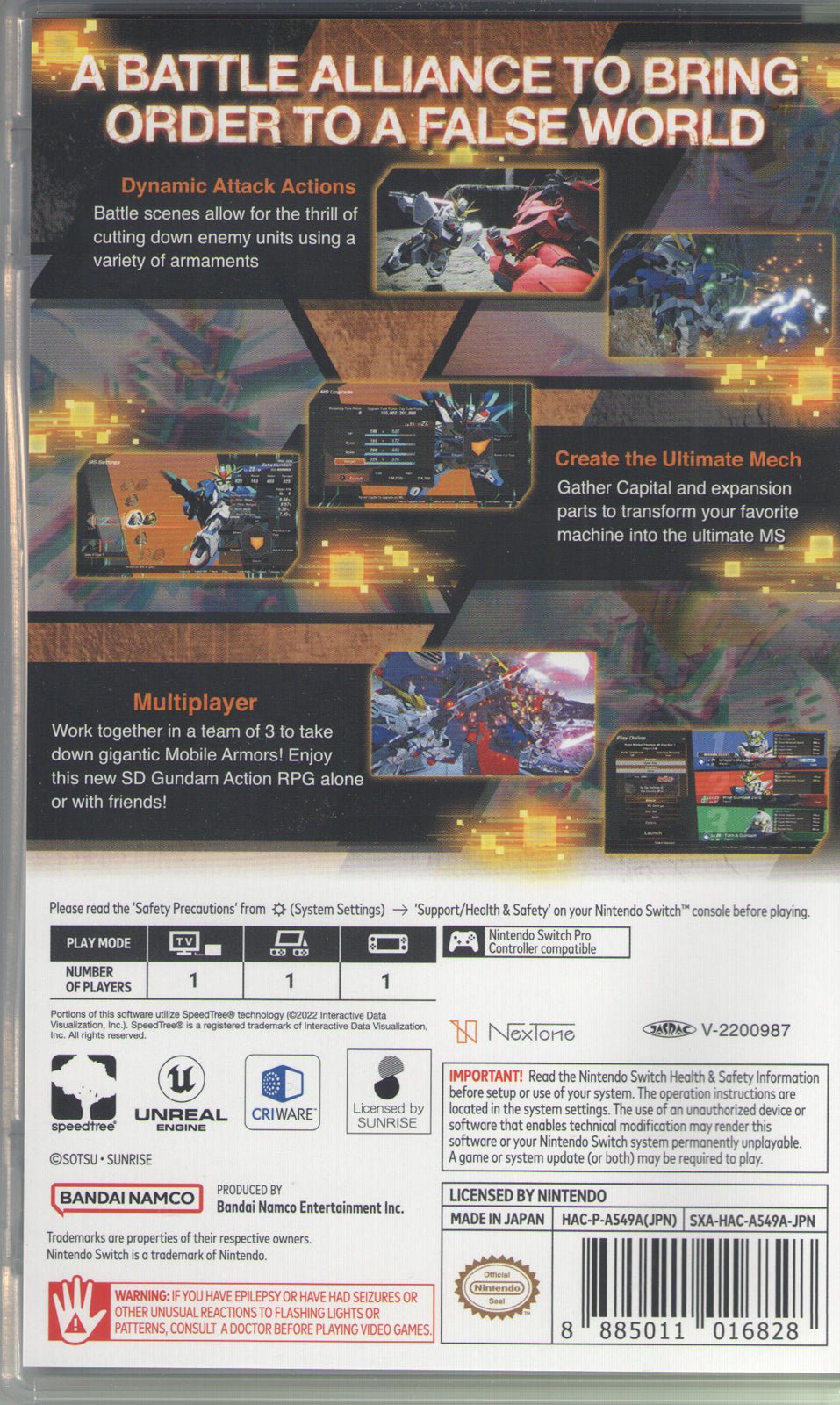 SD Gundam Battle Alliance - BASCO GAMES