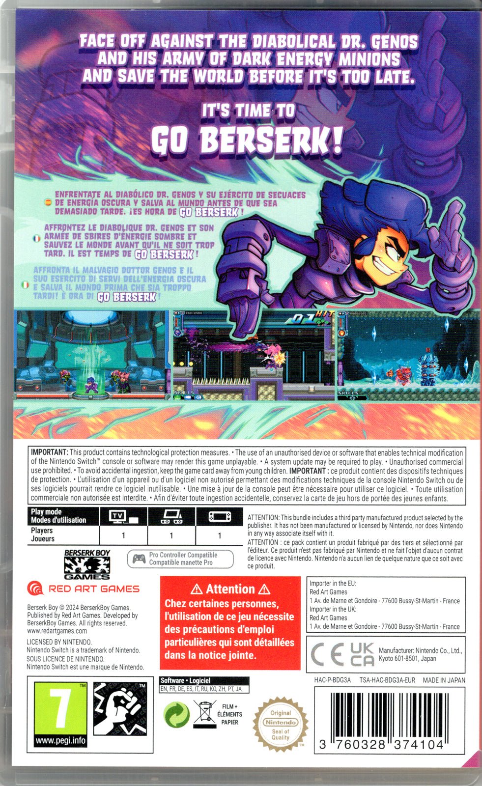 Berserk Boy - BASCO GAMES