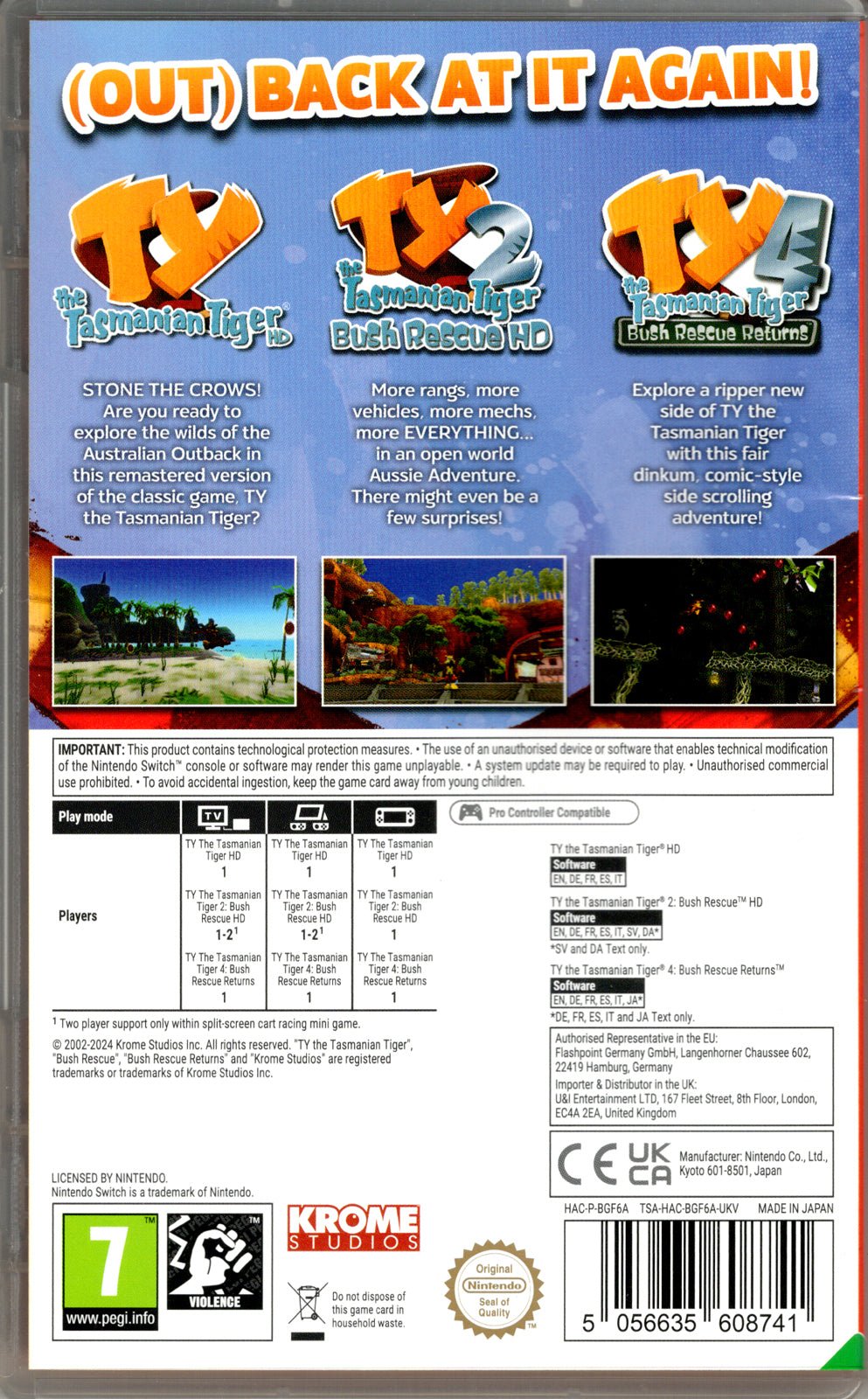 TY the Tasmanian Tiger Bush Rescue Bundle - BASCO GAMES