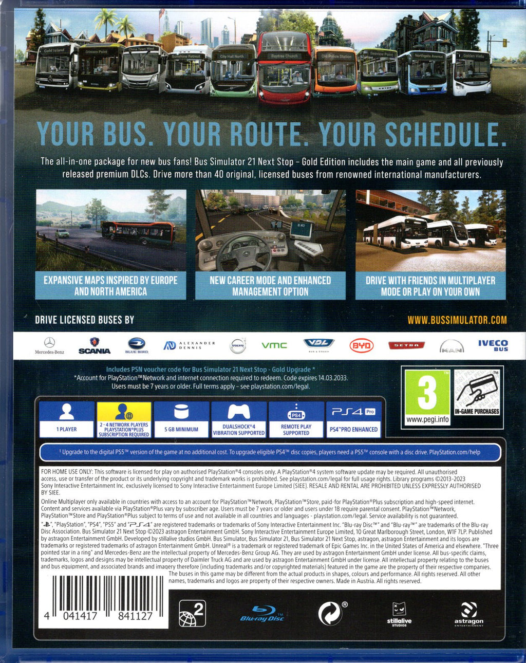 Bus Simulator 21 Next Stop Gold Edition - BASCO GAMES