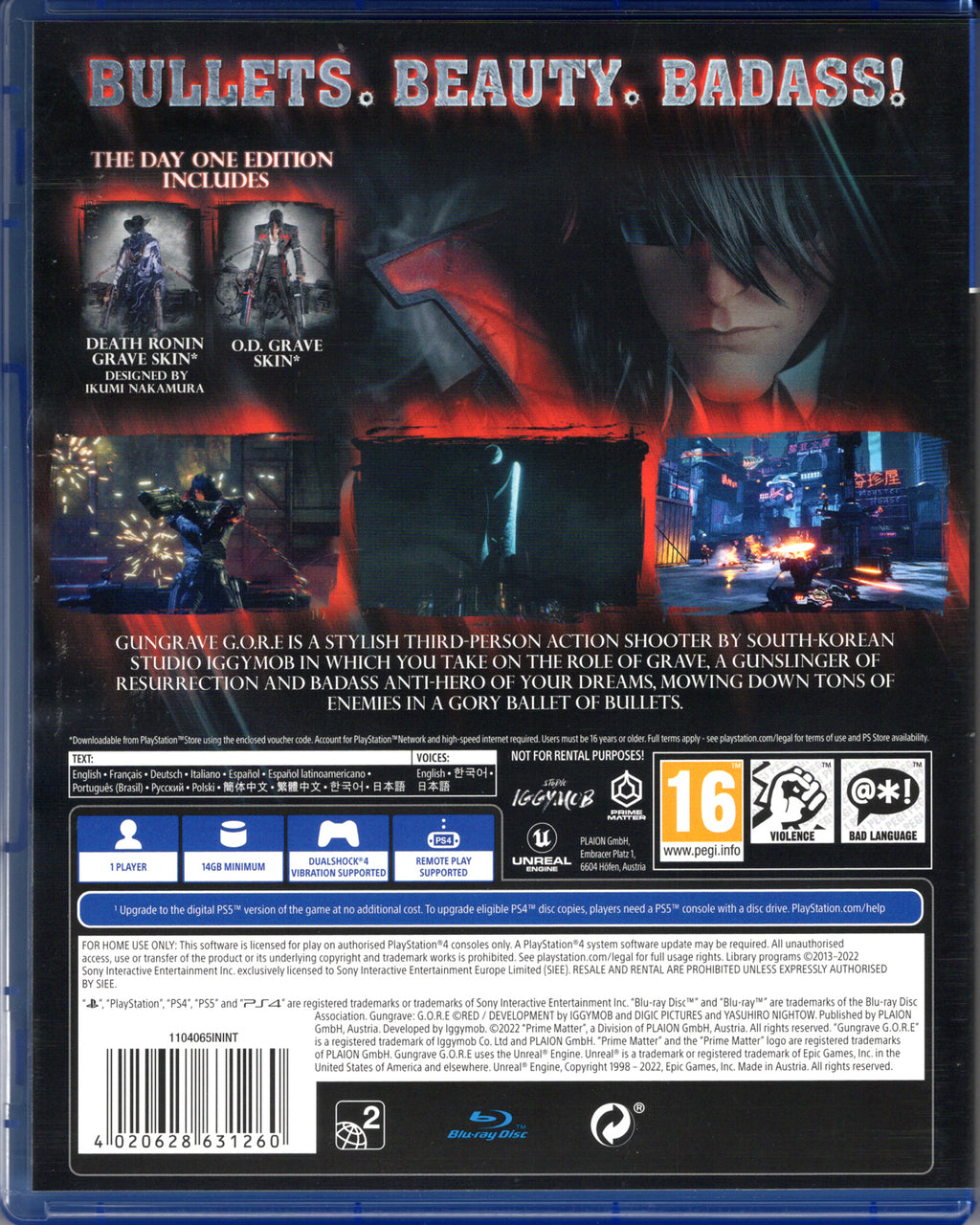 Gungrave G.O.R.E - Day One Edition - BASCO GAMES