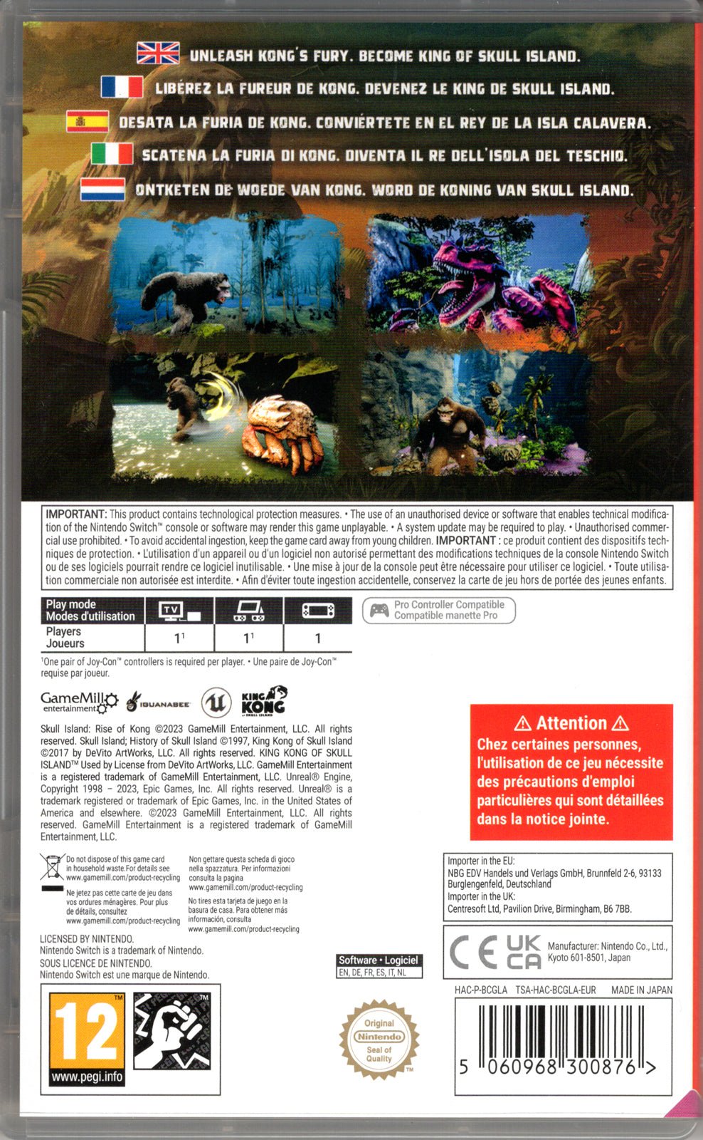 Skull Island Rise of Kong - BASCO GAMES