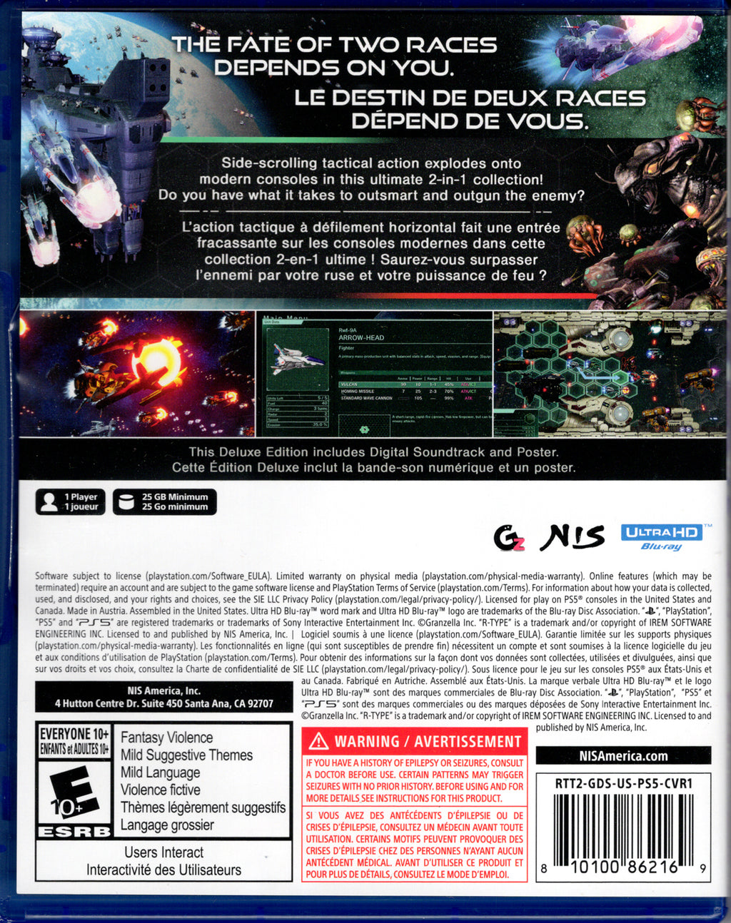 R-Type Tactics I II Cosmos Deluxe Edition - BASCO GAMES