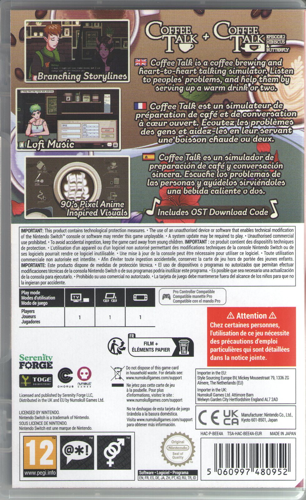 Coffee Talk 2 in 1 Double Pack - BASCO GAMES