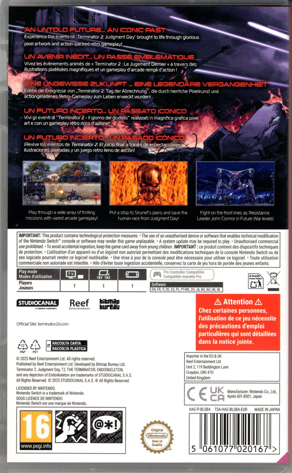 Terminator 2D: No Fate - BASCO GAMES