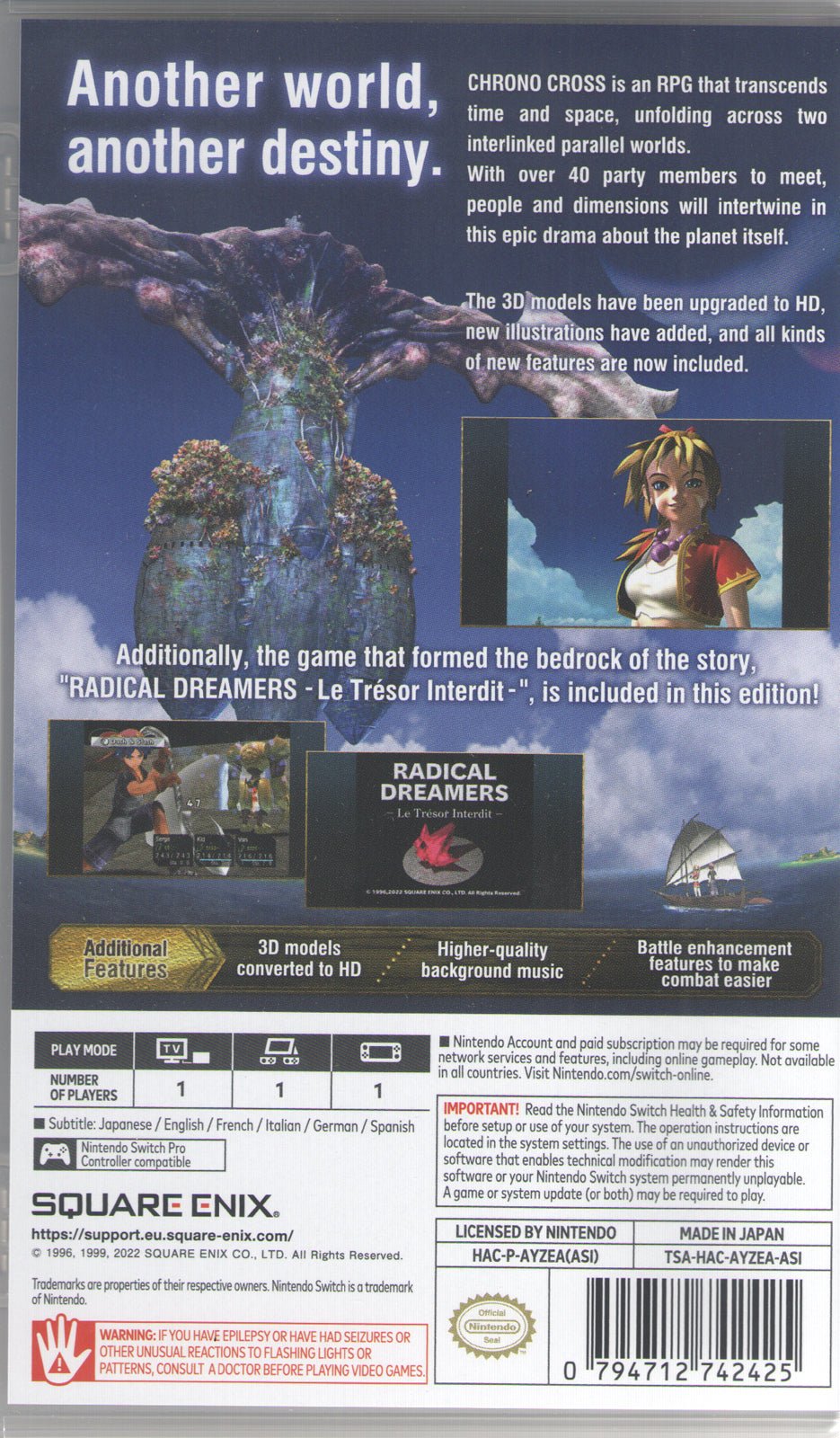 Chrono Cross - The Radical Dreamers Edition - BASCO GAMES