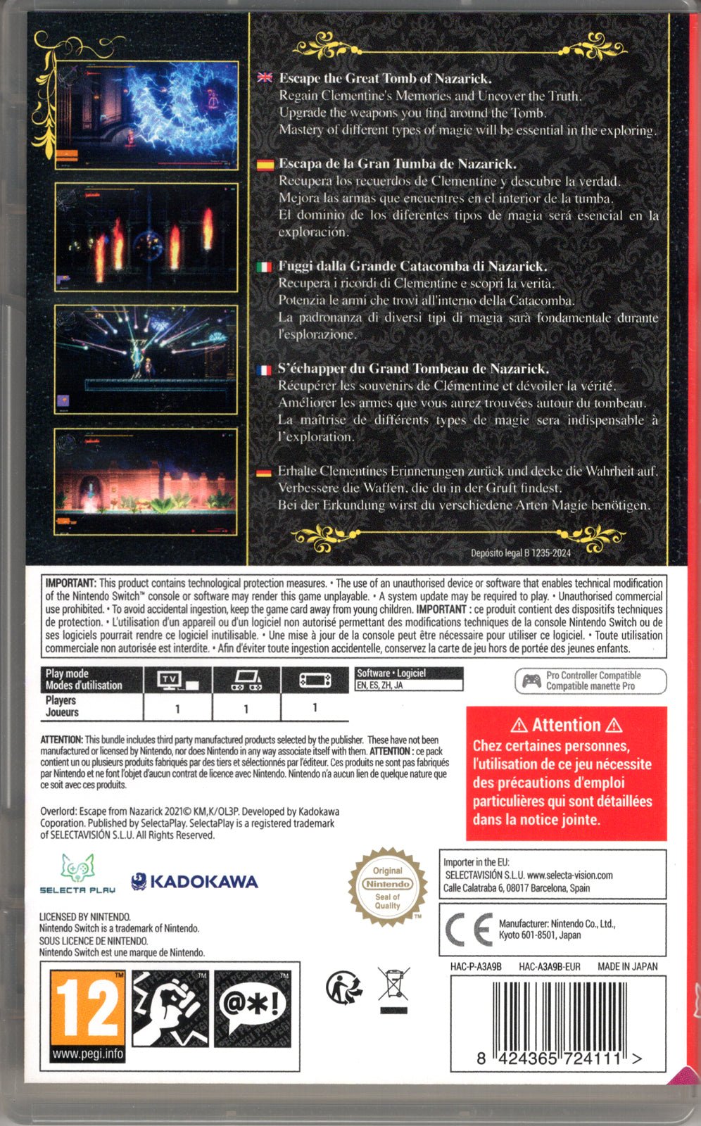 Overlord: Escape From Nazarick - BASCO GAMES