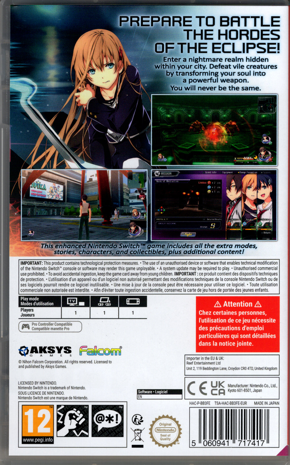 Tokyo Xanadu eX+