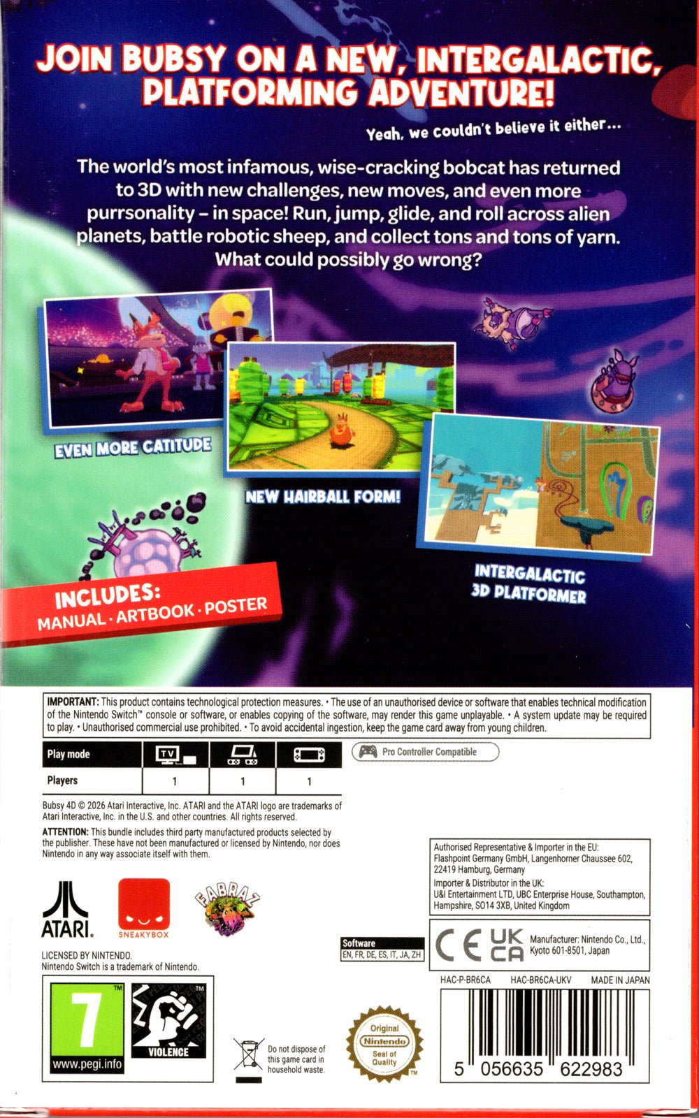 Bubsy 4D Pawsome Edition - BASCO GAMES