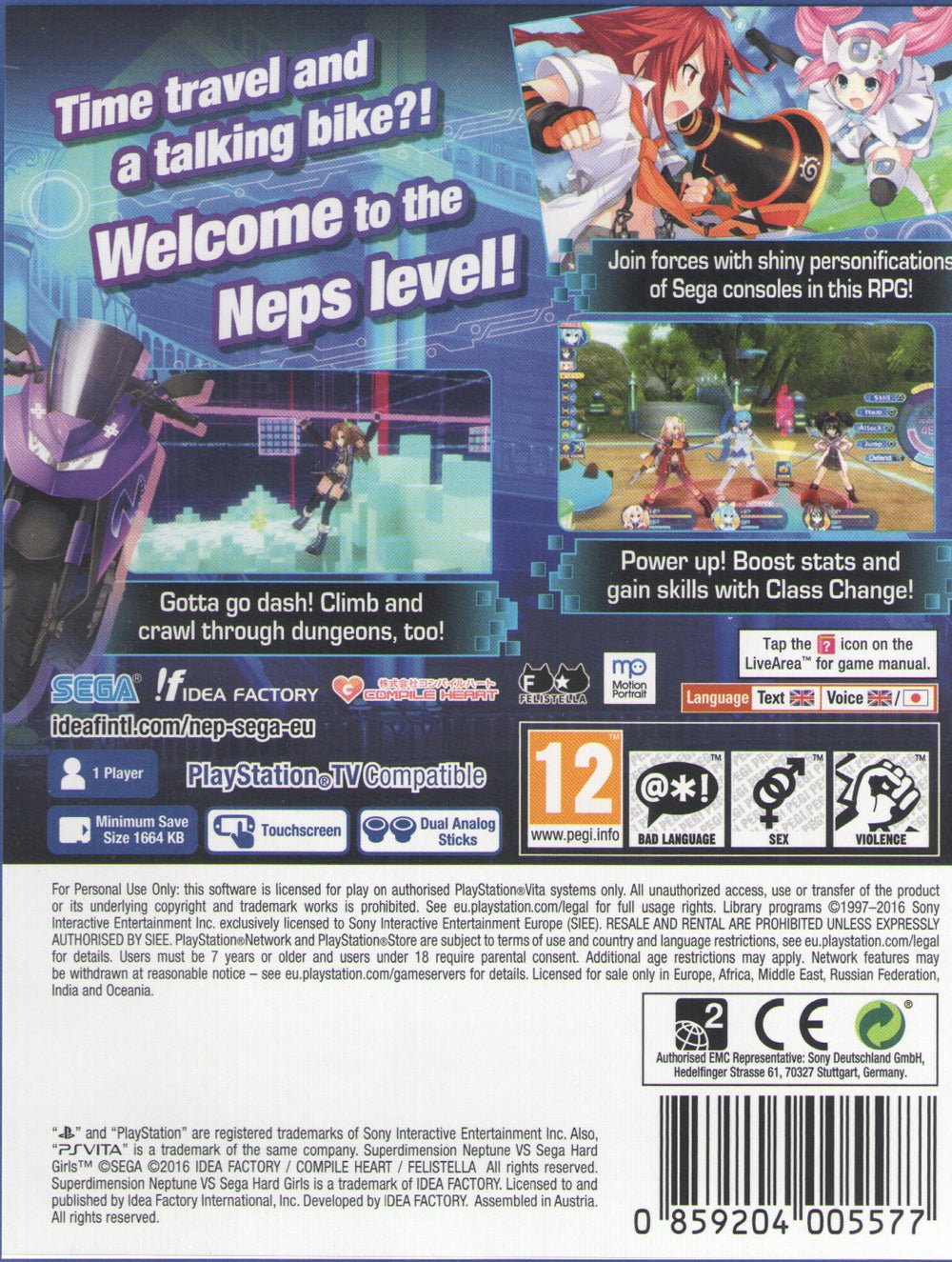 Superdimension Neptune VS Sega Hard Girls - BASCO GAMES