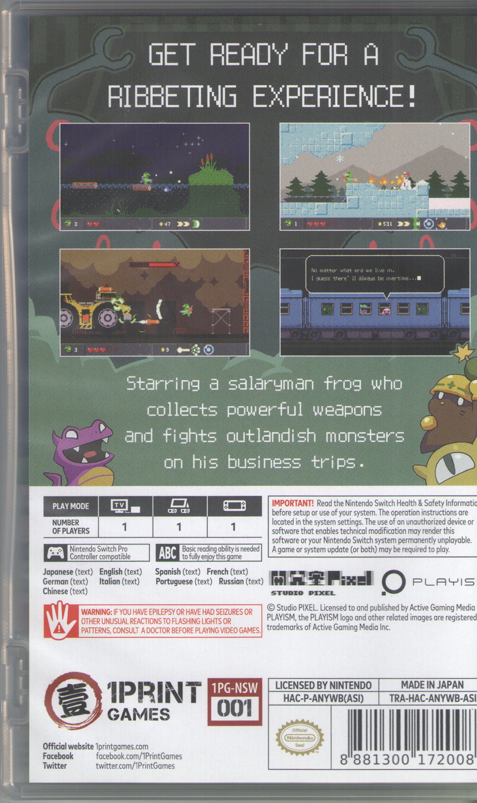 Kero Blaster - Limited Edition - BASCO GAMES