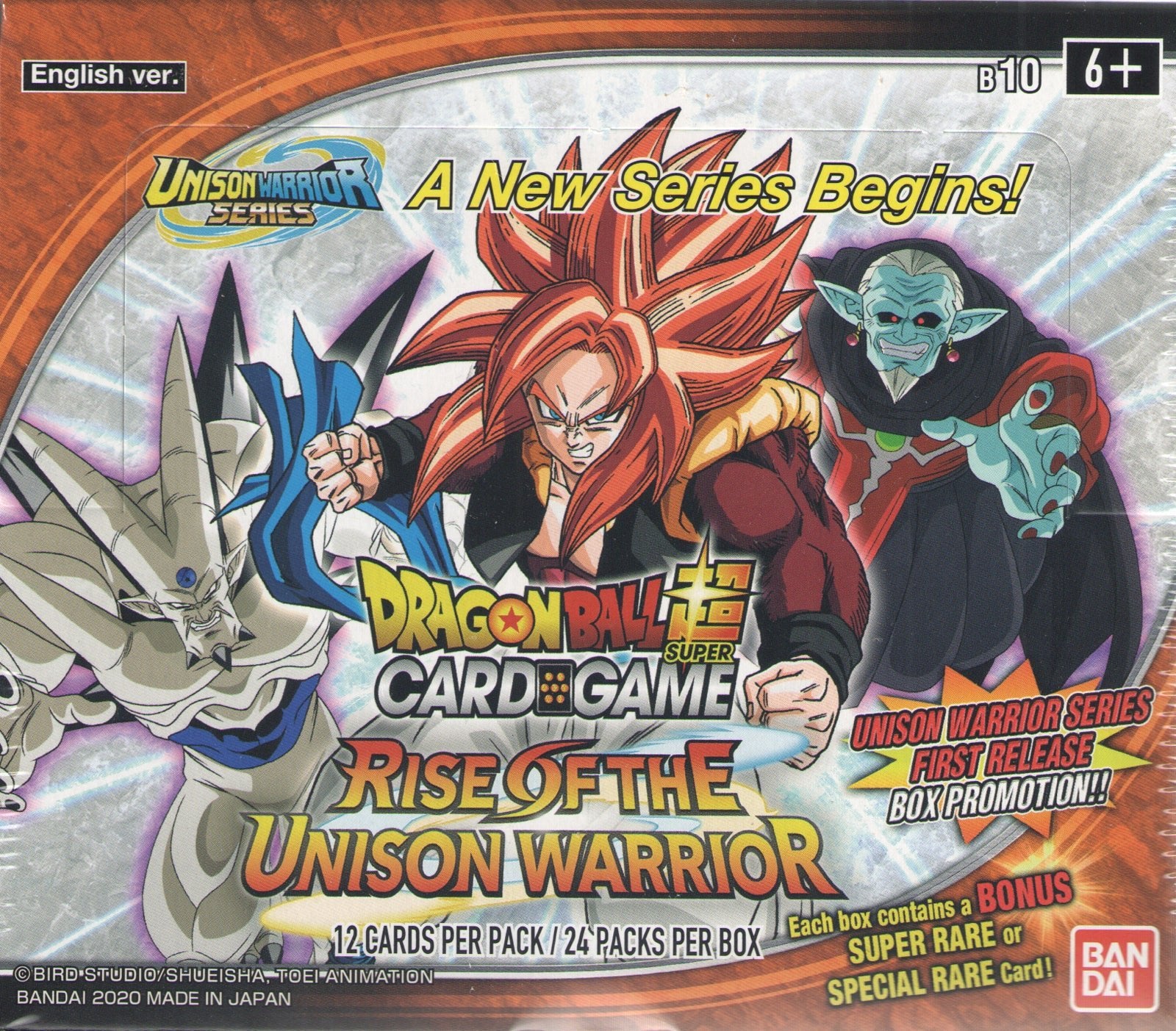 Dragon Ball Card Game Booster Box - Rise of Unison Warrior 1st Ed - BASCO GAMES