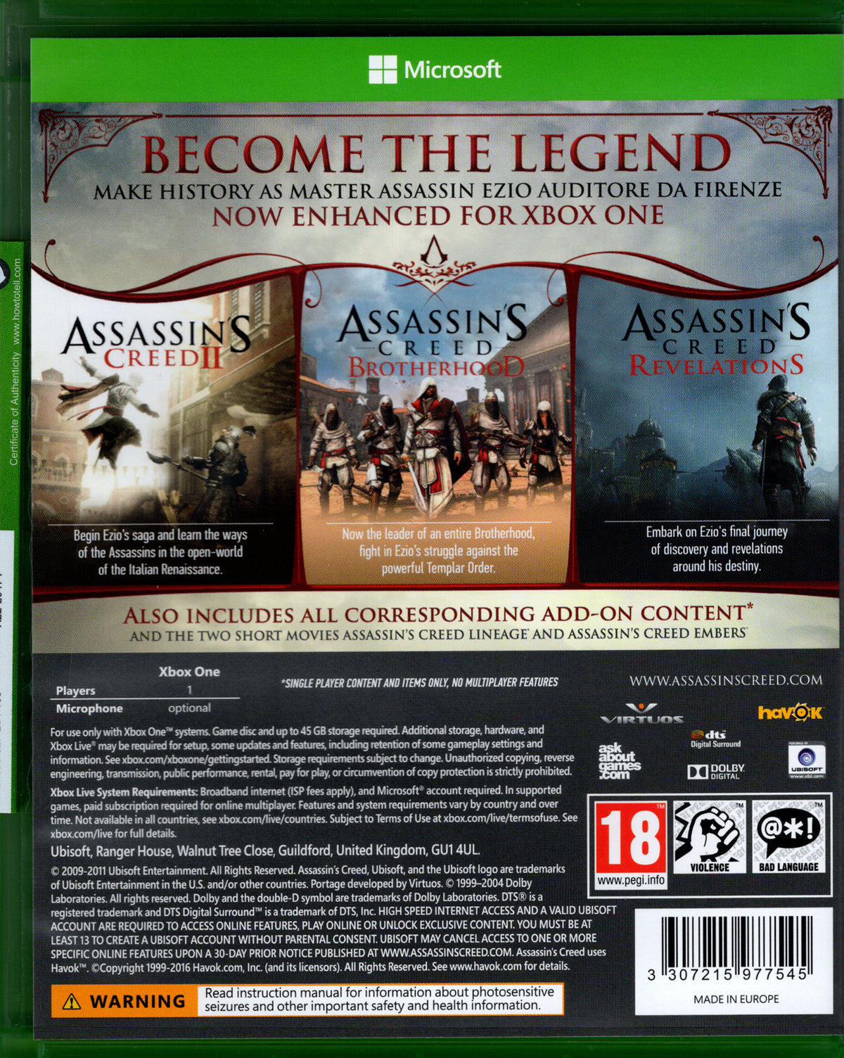 Assassin's Creed III Remastered & Liberation Remastered