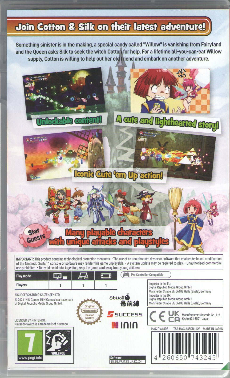 Cotton Fantasy: Superlative Night Dreams - BASCO GAMES