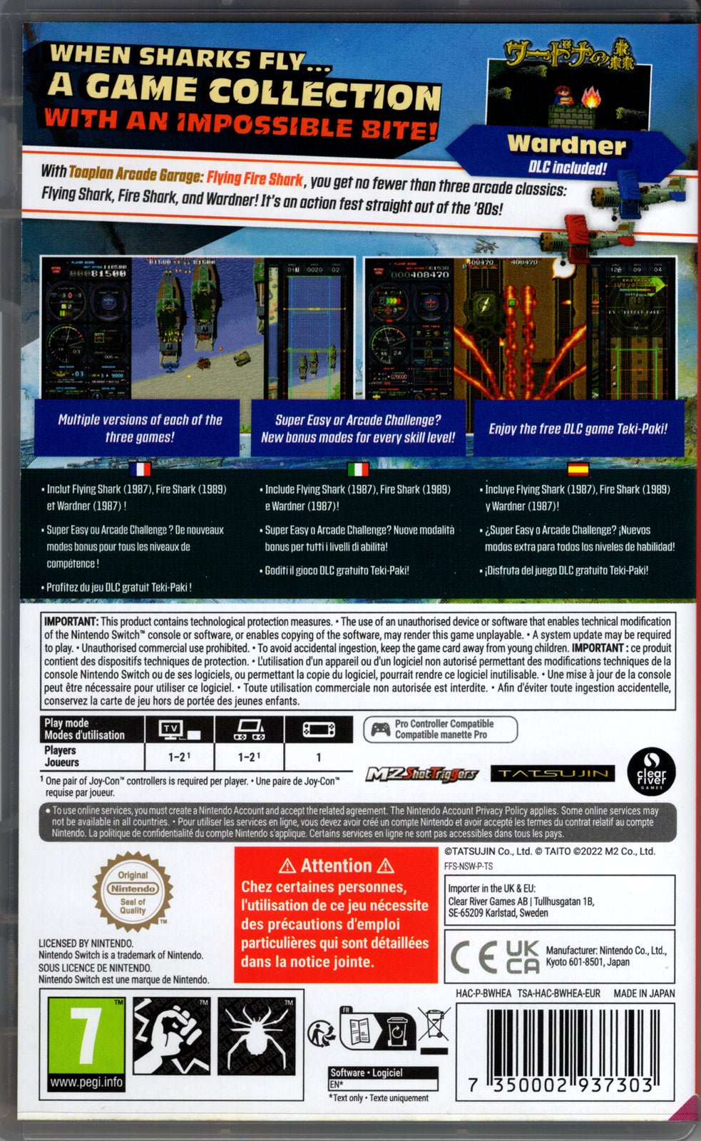 Toaplan Arcade Garage: Flying Fire Shark - BASCO GAMES