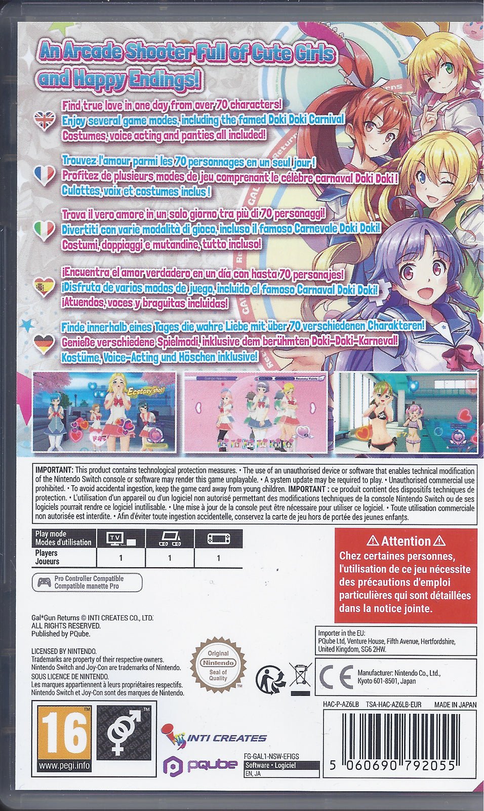 Gal Gun Returns - BASCO GAMES