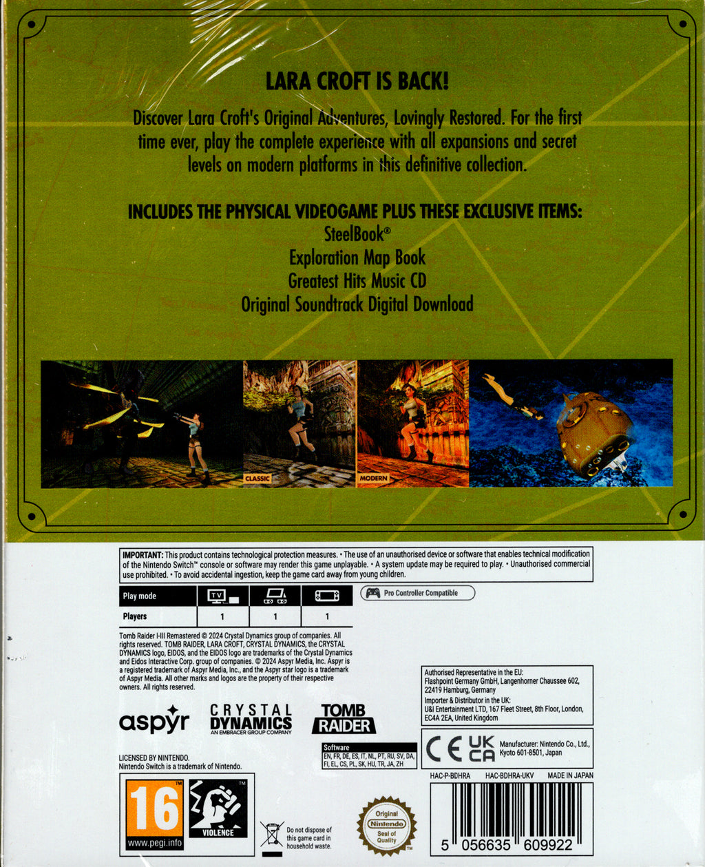 Tomb Raider 1 2 3 Remastered: Deluxe Edition - BASCO GAMES